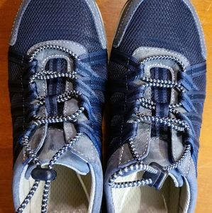 EUC Dansko blue suede women's Honor Sneaker, size 39